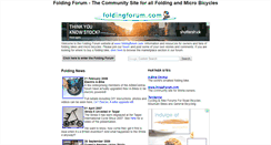 Desktop Screenshot of foldingforum.com